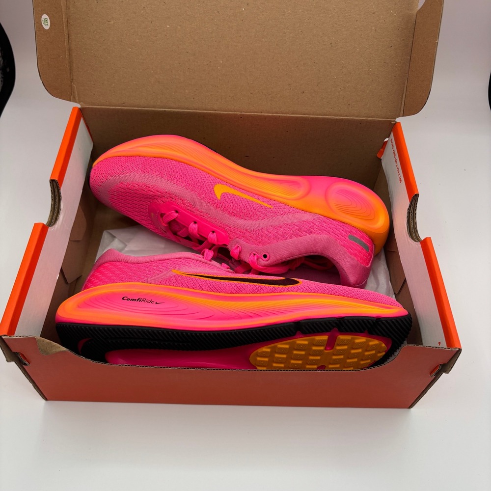 Nike Stellar Ride Shoes GS Size 4Y Pinksicle Hyper Pink Running HQ3266-603 - Picture 7 of 8